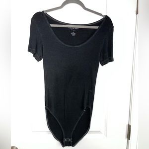 American Eagle Soft & Sexy Charcoal Grey Bodysuit